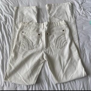 Joe's Jeans Women's Cream Straight Leg Jeans